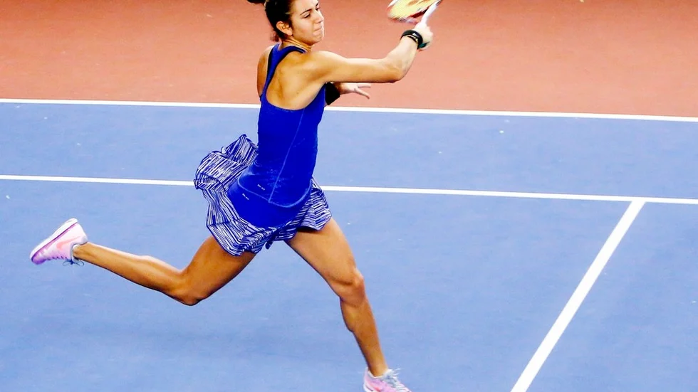 Jacqueline Cabaj Awad hoppas på spel i någon av Sveriges gruppspelsmatcher i Fed Cup den här veckan. Arkivfoto: Niklas Holm