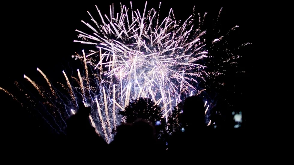 Ett sprakande fyrverkeri avslutade 2016 års parkfestival i Eskilstuna.