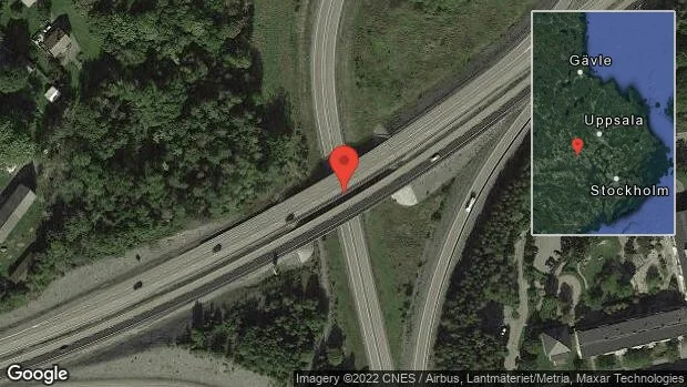 Lastbil stillastående på E18