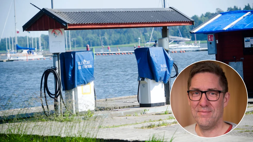 Nu väntas Nyköpings båtfolk snart kunna tanka i sina båtar i hamnen igen.