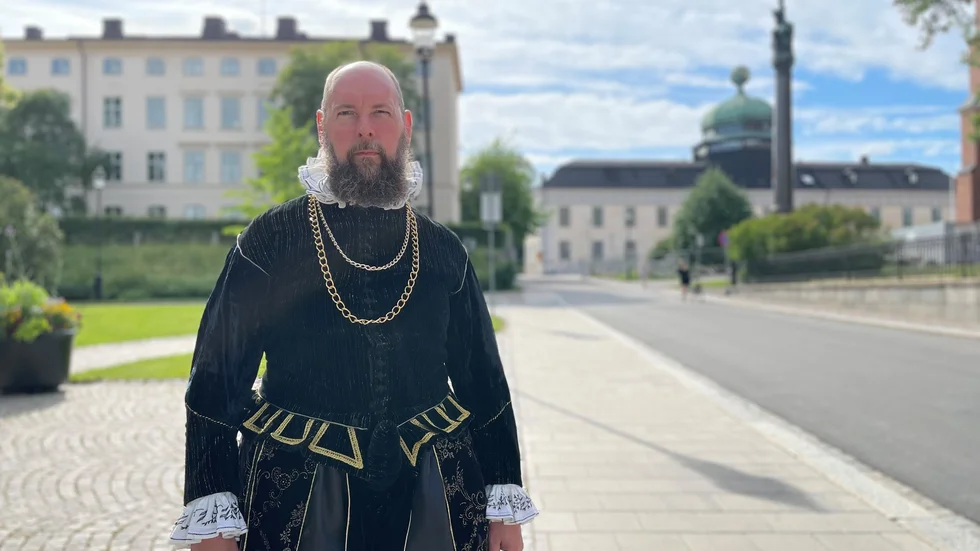 Bengt Trolin bjuder på guidade turer genom att gestalta historiska personer.