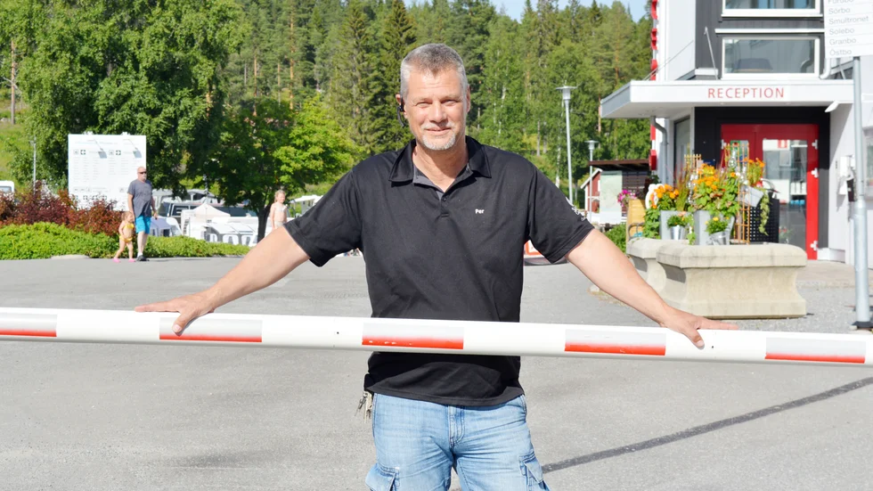 Per Andersson, är tf campingchef vid Skellefteå camping och Byske havsbad. 