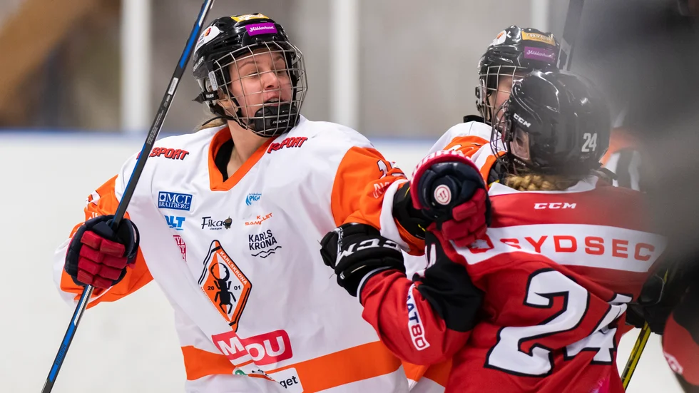 Romana Kosecka, här i Karlskronas dress, är klar för LHC.