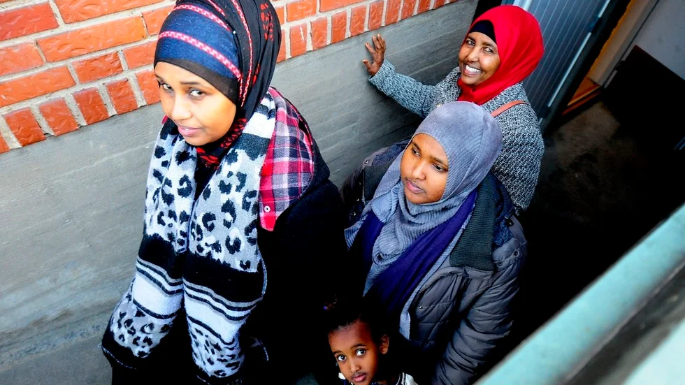 Halimo Hassan, Fatima Hassan, Rahmo Alqadir och Makiko Ali.