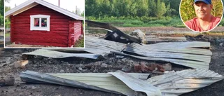 Familjens paradis i aska – blixt tände eld på sommarstugan: "Det har varit många tårar om man säger så efter det där"