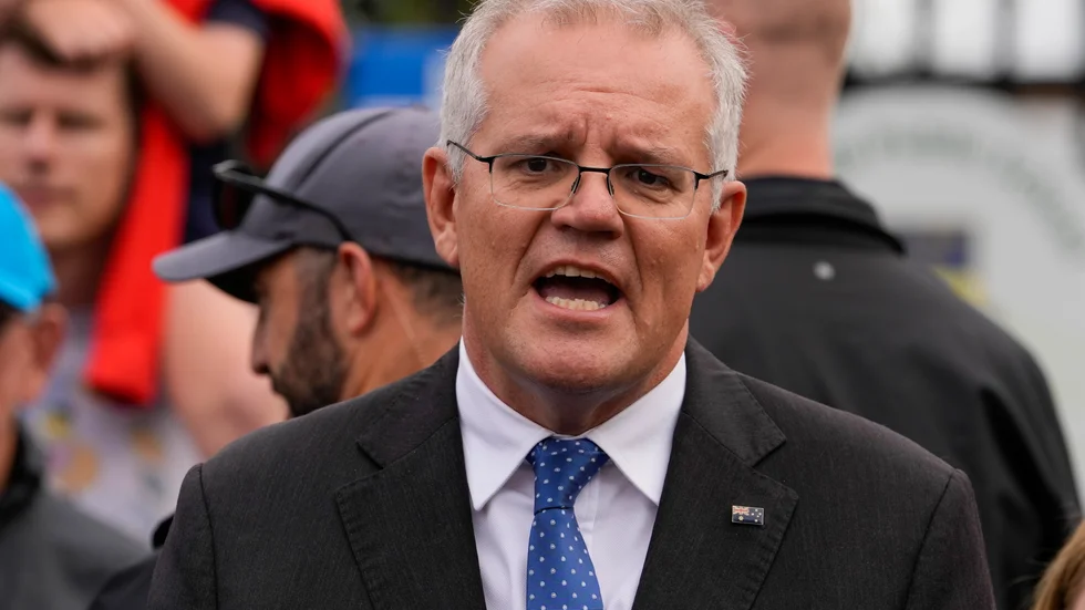 Australiens tidigare premiärminister Scott Morrison. Arkivbild.