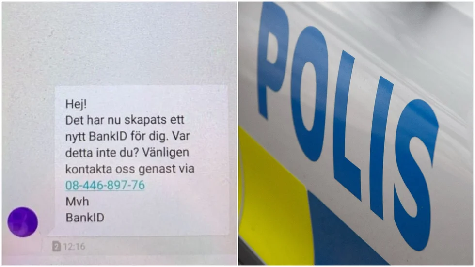 Polisen varnar för en ny typ av bedrägeri-sms.