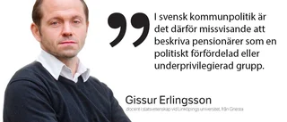 Debattkrönika: ”Pensionärer är väl representerade i kommunerna”