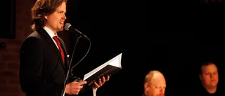 Mattias Gunnari sjunger på Läckö slott