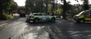 Kraftig brand i industrilokal – allmänheten varnades