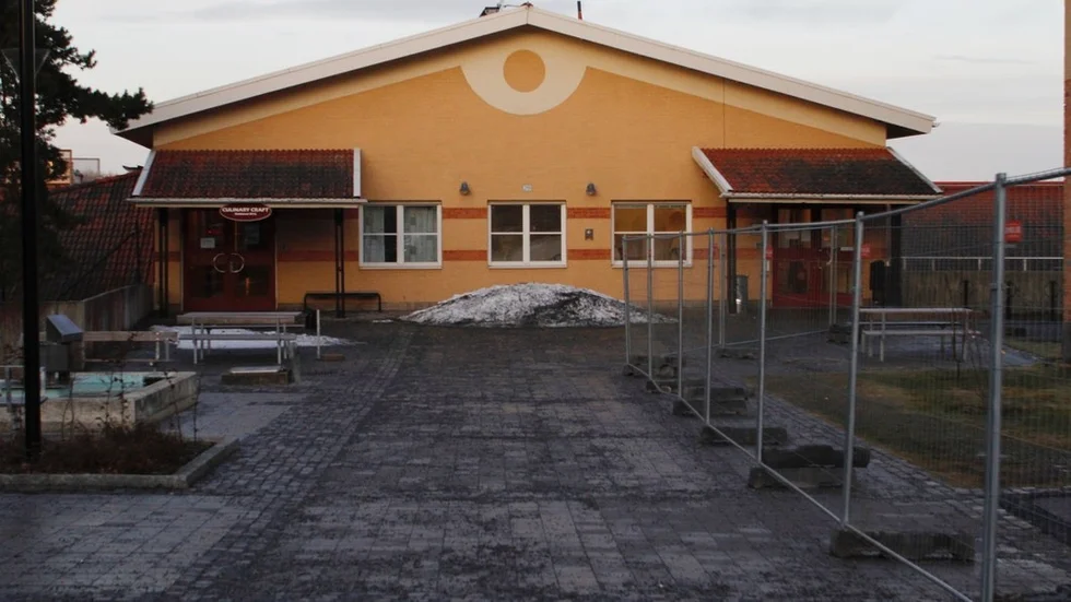 Första larmet kom vid 11.30 från matsalen (bilden är tagen i ett annat sammanhang).