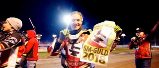 Fredrik Lindgren överlycklig efter sitt första guld med Smederna