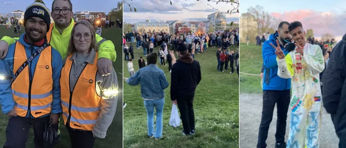 ”Aldrig sett så många vuxna som vill hjälpa till”