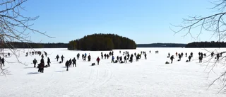 Stora Lappträsknappet hölls på tjock is trots tidig vår