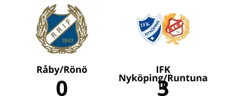 IFK Nyköping/Runtuna IK vann borta mot Råby/Rönö