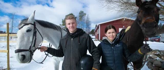 David, 24 och Amanda, 23, driver hästgård: "Kan inte bli bättre"