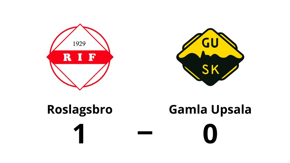 Roslagsbro IF vann mot Gamla Upsala SK