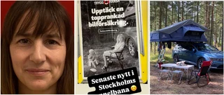 Västerviksfamilj pryder t-banevägg: "Kul att kompisar kan se oss"
