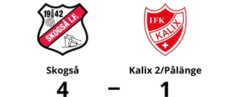 Skogså tog kommandot från start mot Kalix 2/Pålänge