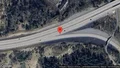 Varnar för rådjur på vägen på E18