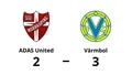 Värmbol äntligen segrare igen efter vinst mot ADAS United