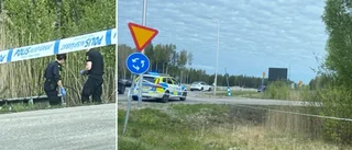 Stort område spärrades av – efter sabotage