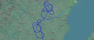Flygradarn avslöjar galna rutten från Frankrike till Luleå