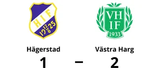 Västra Harg avgjorde mot Hägerstad efter paus