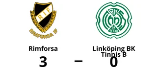 Klar seger för Rimforsa mot Linköping BK Tinnis B på Rimaster Arena