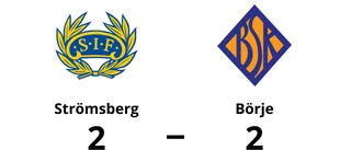 Strömsberg fixade en poäng mot Börje