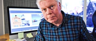 Stadsflyttsfotografen gräver där han står