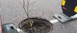 Slukhål på väg 45