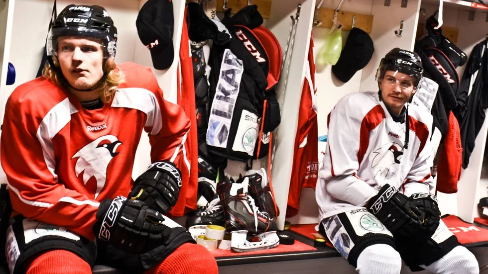 Fokus. Kim Sunna och Oskar Fredriksson tror att laget har goda chanser att nå play off i allettan.