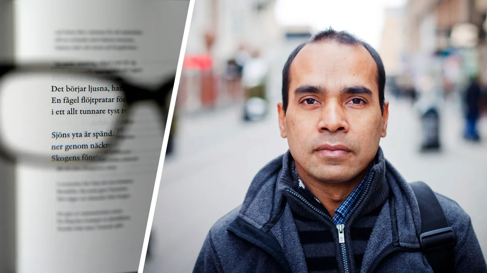 "En poet är vaken i världen när resten sover", skriver Anisur Rahman. 