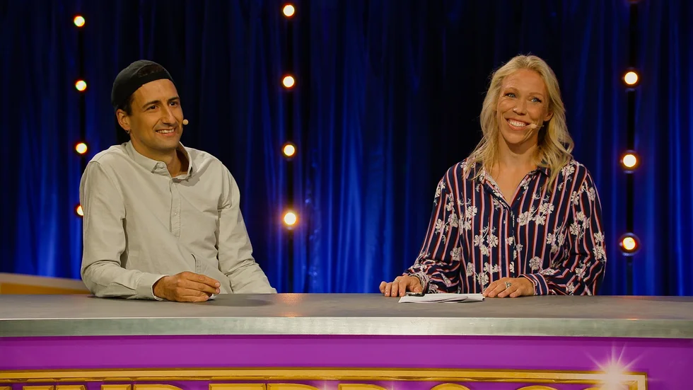 Semir Ajanic och Eva-Marie Wergård i Underdogs.