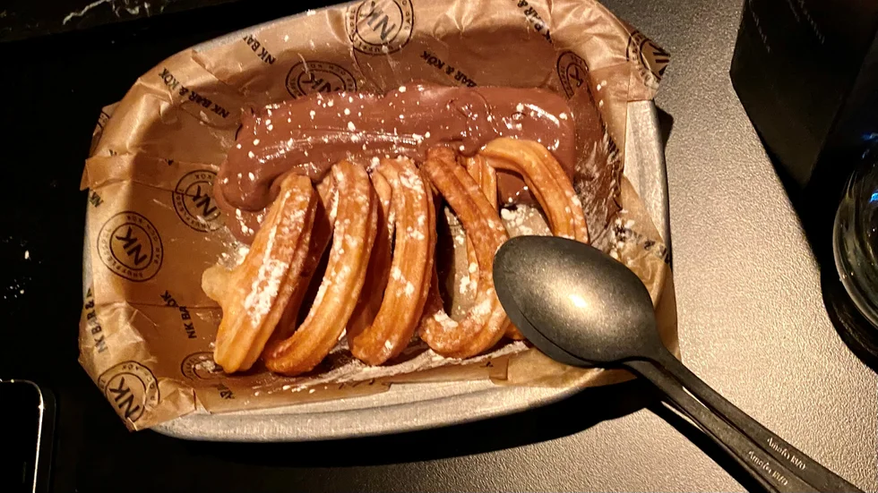 Kiosken där churros tillagas på Kolmårdens djurpark började brinna i torsdags.