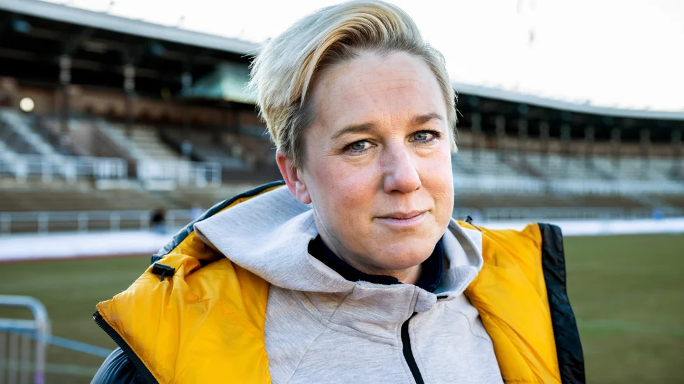 Förbundskapten Kajsa Bergqvist.