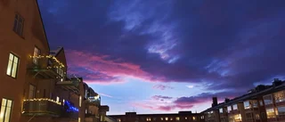 Anita Högbergs bild av himlen över Luleå i onsdagskväll
