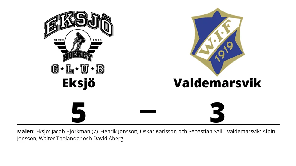 Eksjö HC vann mot Valdemarsviks IF