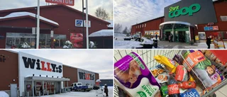 Så stora är prisskillnaderna i Piteås största matvaruaffärer