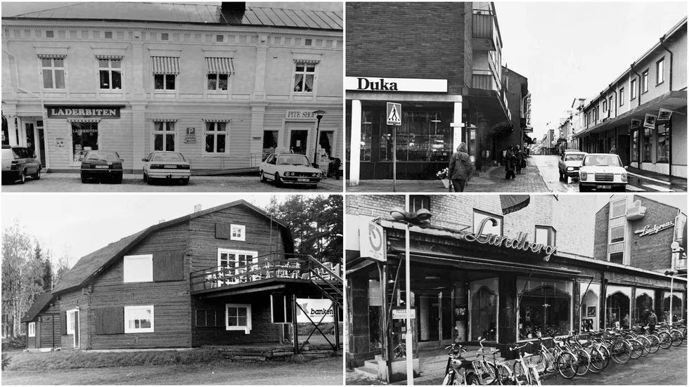 Känner du igen byggnaderna och platserna i Piteå i vår quiz som bjuder på stor dos nostalgi? (Arkivbild)