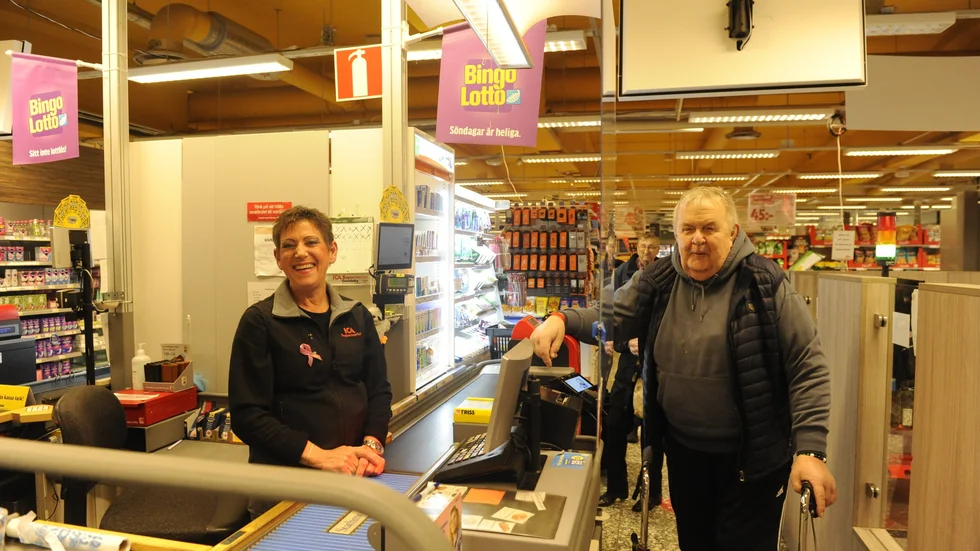 Carina Andersson och Uffe Svensson är välkända ansikten i Gamleby.