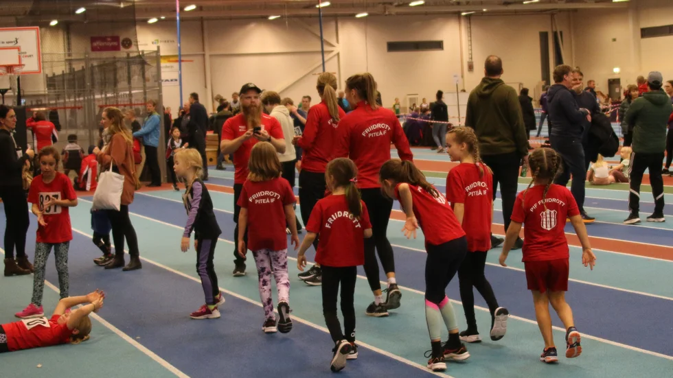 Arrangörsföreningen Piteå IF har många tävlande i de yngsta åldersklasserna