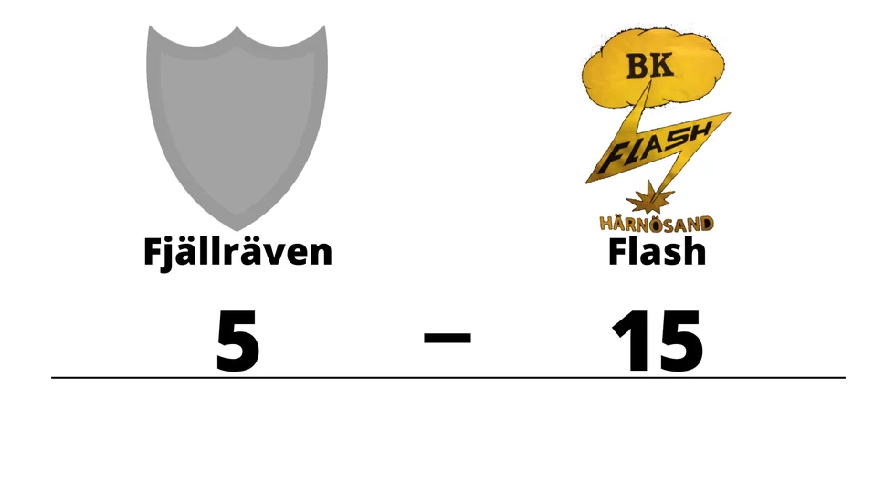 BK Fjällräven förlorade mot BK Flash