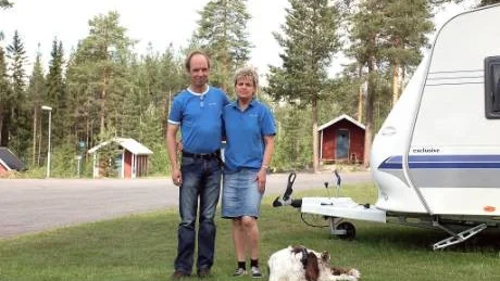 Kenneth Englund och Agneta Larsson, Harads camping