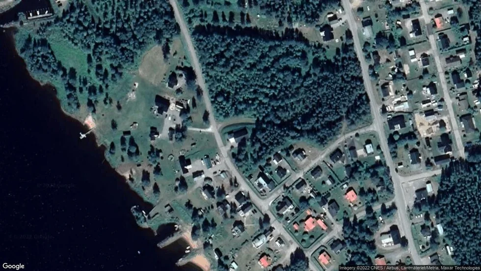 Området kring Strandvägen 43
