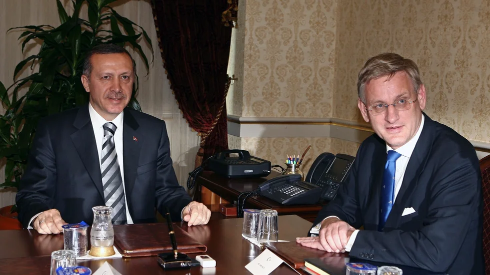 Erdogan och Bildt 2008. 