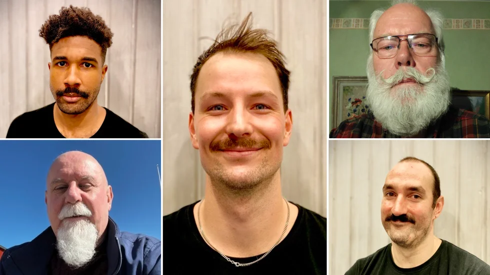 Här är de tävlande mustascherna i Kurirens mustasch-tävling. Omröstningen hittar du nedan!