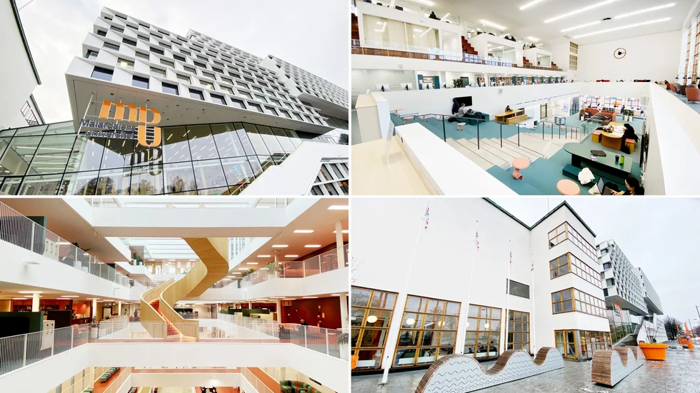 "“Badhuset förklarades som byggnadsminne av Länsstyrelsen 2013. Badhuset, uppfört 1933, har med känsla och stor respekt för byggnadens ursprungliga kvaliteter omvandlats till universitetsbibliotek, där studenter och allmänhet kan djupdyka i kunskapens värld i den tidigare bassängen", en del av juryns motivering till priset.