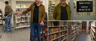 TV: Här invigs Baldergymnasiets nya skolbibliotek • Hälften av böckerna har gallrats bort